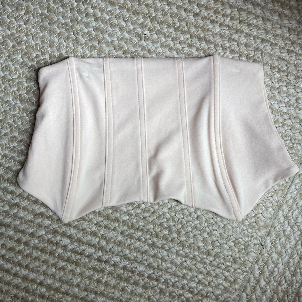 Cream crop top